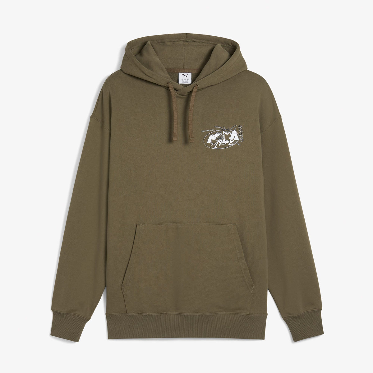 Puma Future Archive Graphic Unisex Yeşil Sweatshirt