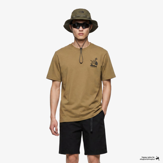 The North Face Stones Relaxed Erkek Sarı T-shirt