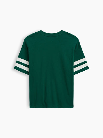Koyu Yeşil Oversized Soccer T-shirt