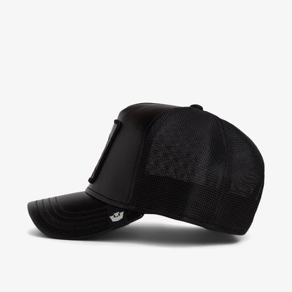 Goorin Bros Faux Leather Panther Unisex Siyah Şapka