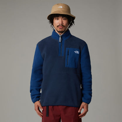 The North Face Yumiori 1/4 Zipped Erkek Mavi Polar Üst