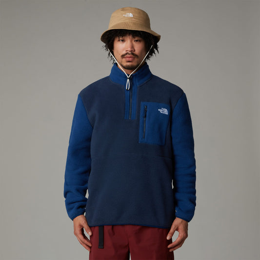 The North Face Yumiori 1/4 Zipped Erkek Mavi Polar Üst
