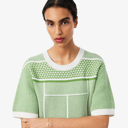 Lacoste Classic Fit Kadın Yeşil Elbise