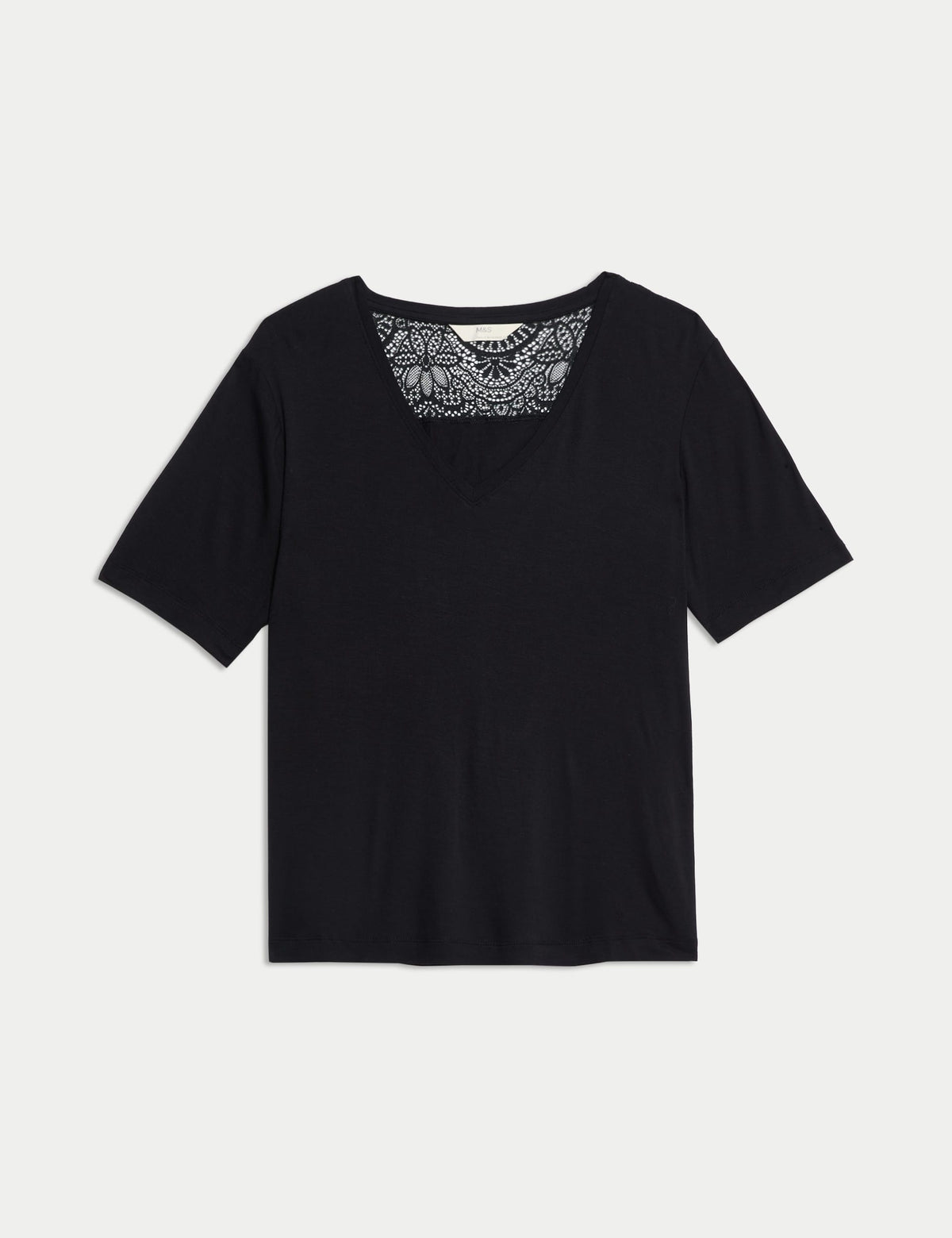 Dantel Detaylı Pijama Üstü