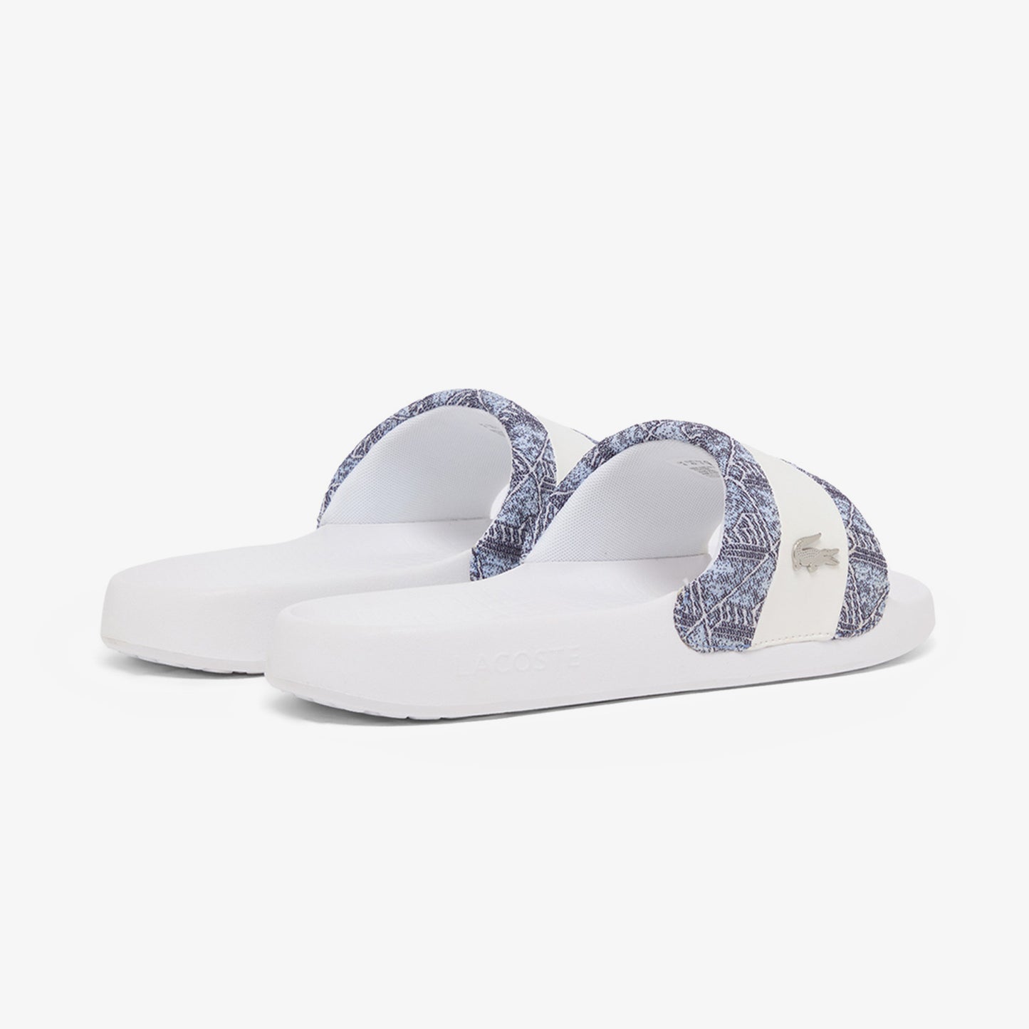 Lacoste Serve Slide Hybrid Erkek Beyaz Terlik