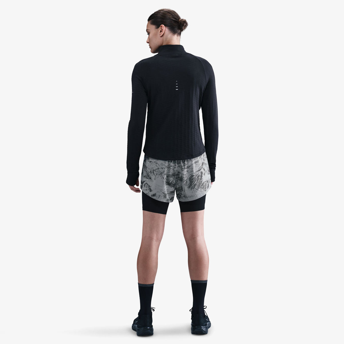 Nike Swft Mr Ref 2n1 Shrt Kadın Siyah Şort