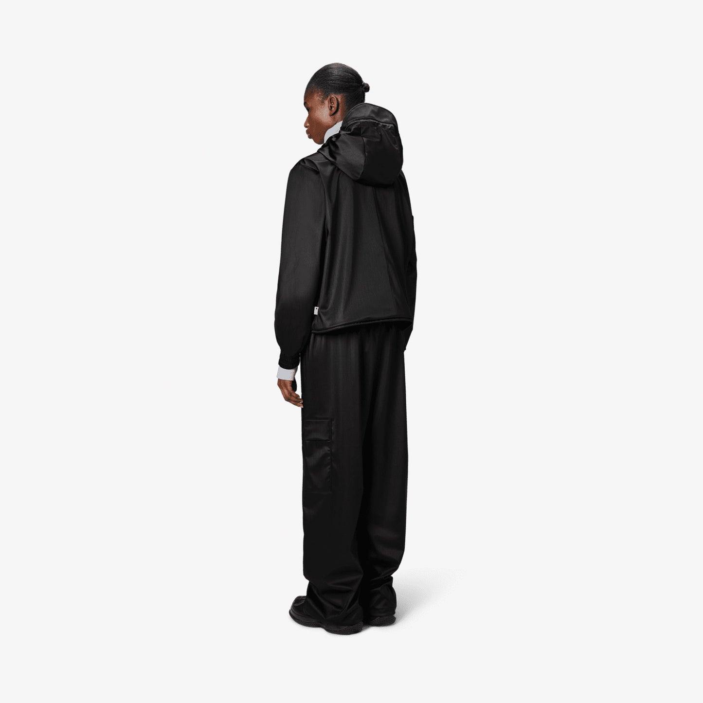 Rains String W3 Kadın Siyah Yağmurluk