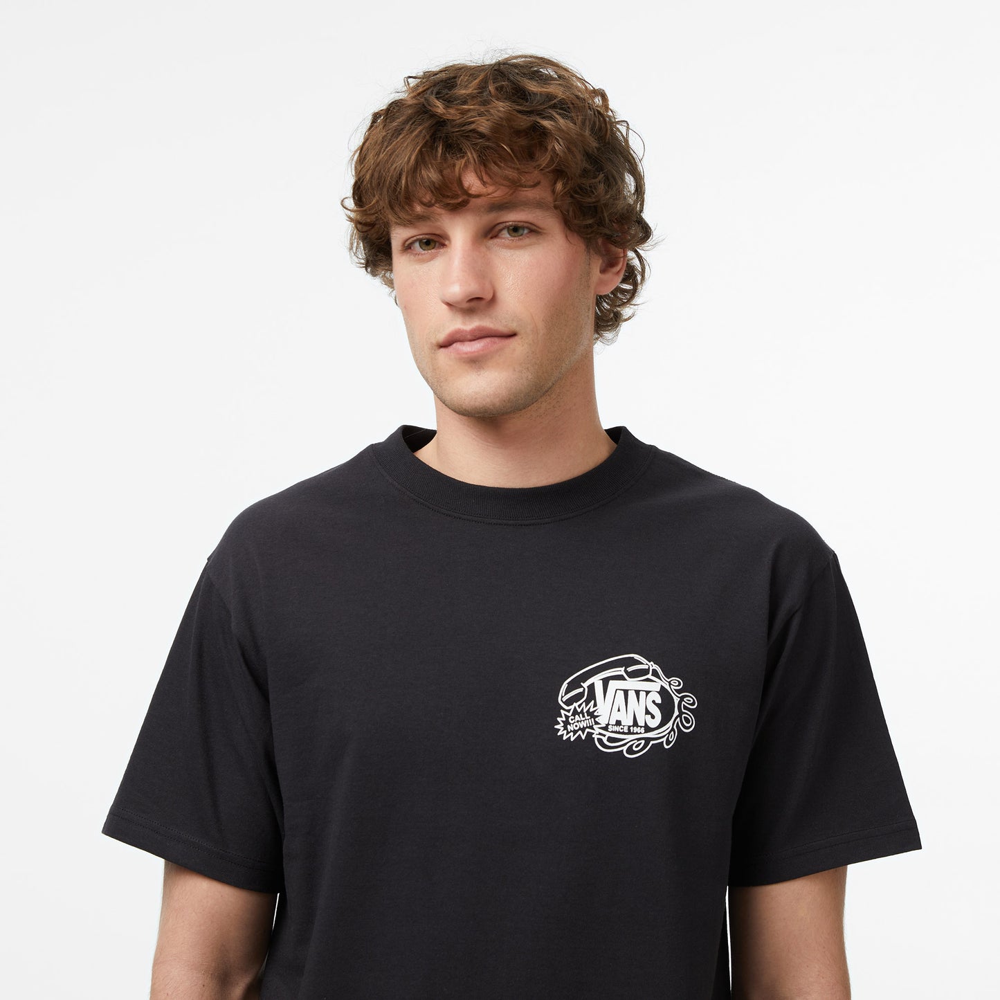 Vans Hot Lines Erkek Siyah T-shirt