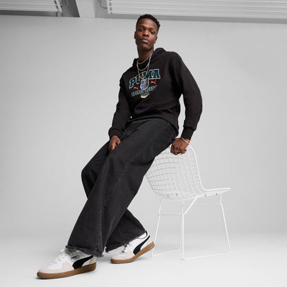 Puma Sports Legacy Graphic Erkek Siyah Sweatshirt