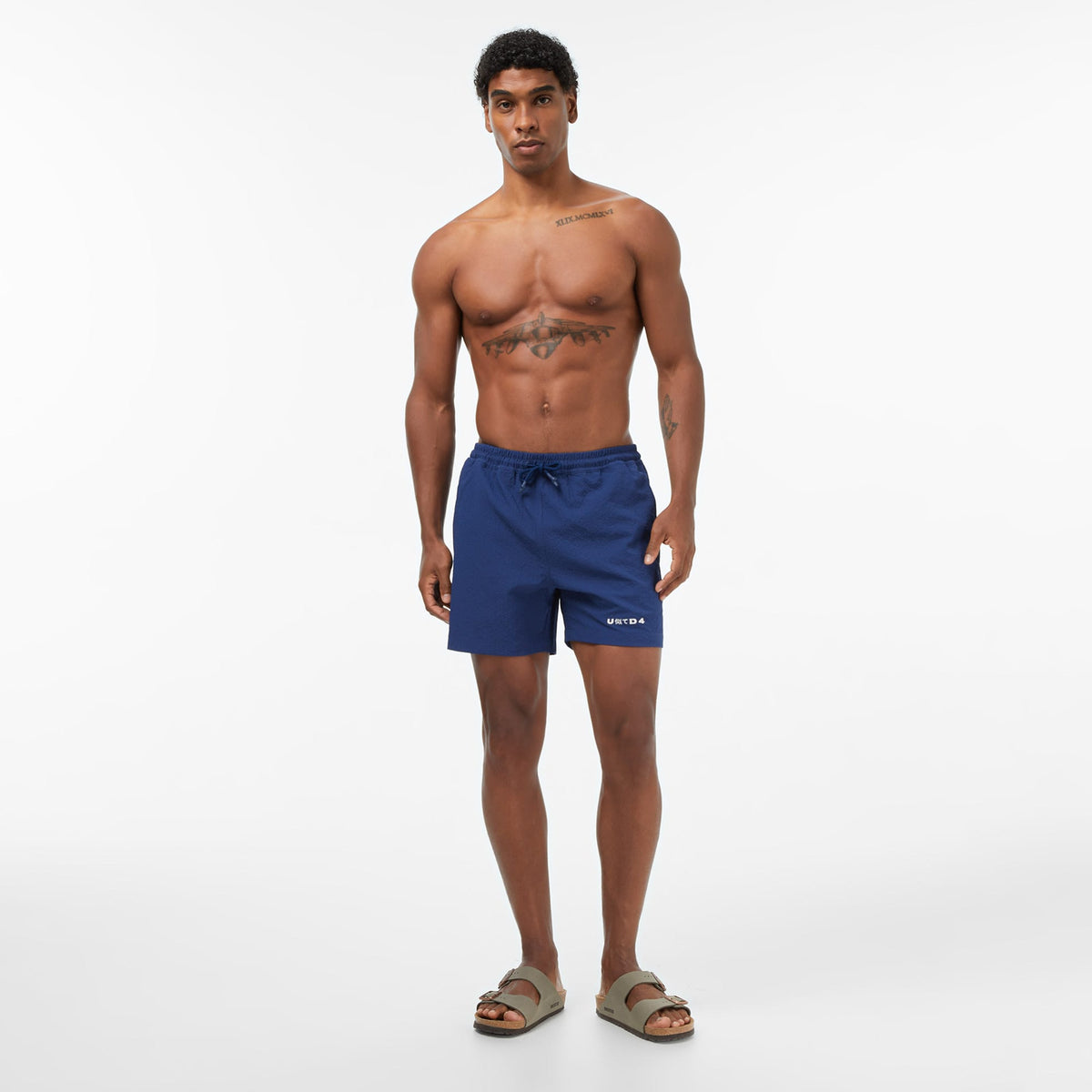 Unıted4 Regular Fit Erkek Lacivert Deniz Şortu