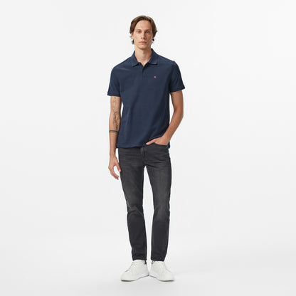 Calvin Klein Casual Pique Classic Erkek Lacivert Polo