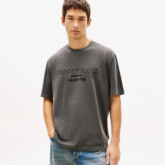 Tommy Hilfiger 90s New Classics Erkek Siyah T-shirt