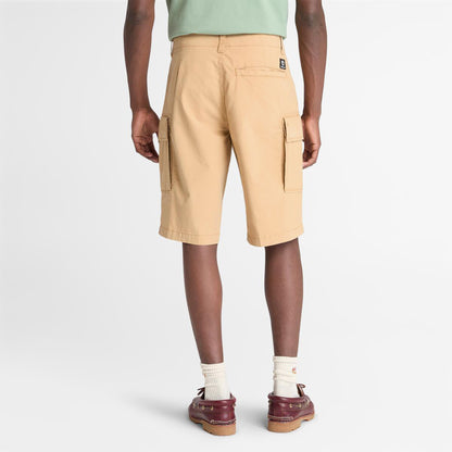 Timberland Brookline Poplin Cargo Erkek Krem Şort