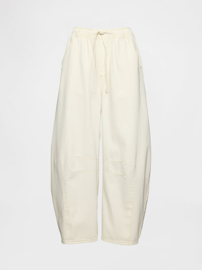 Bej Mid Rise Ultrasoft Kolay Horseshoe Jean Pantolon