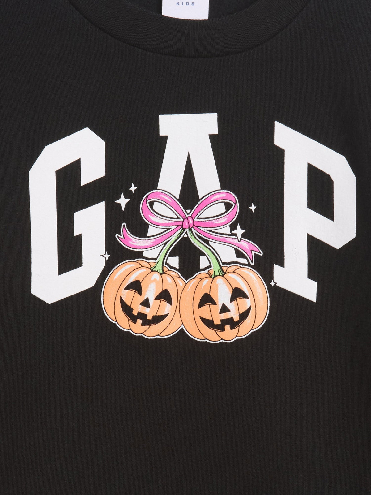 Siyah Bisiklet Yaka Grafik Baskılı Sweatshirt