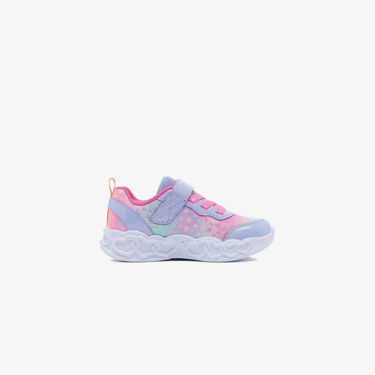 Skechers Heart Lights - Heart Jewels Bebek Gri Spor Ayakkabı