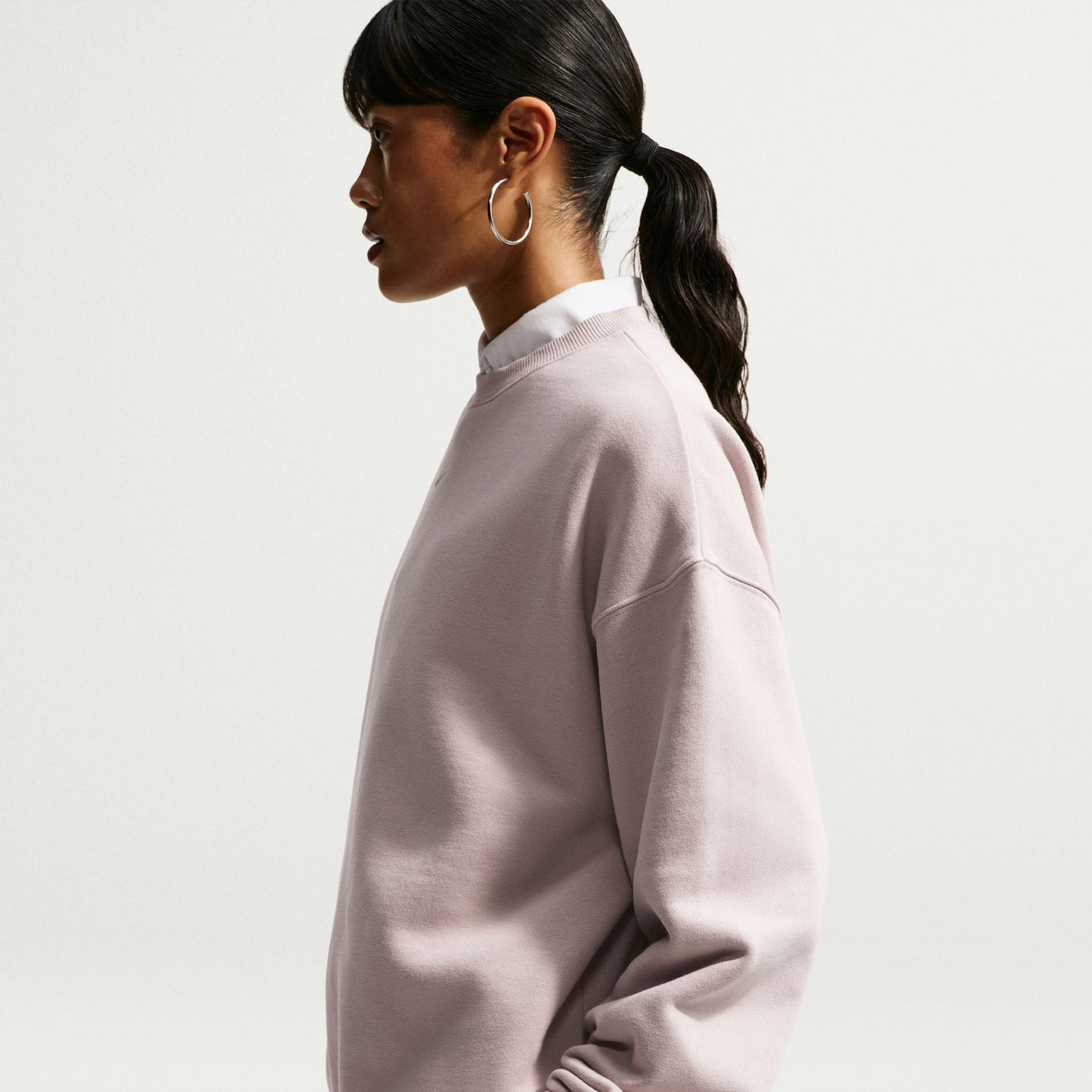 Nike Studio Fleece Kadın Kahverengi Sweatshirt