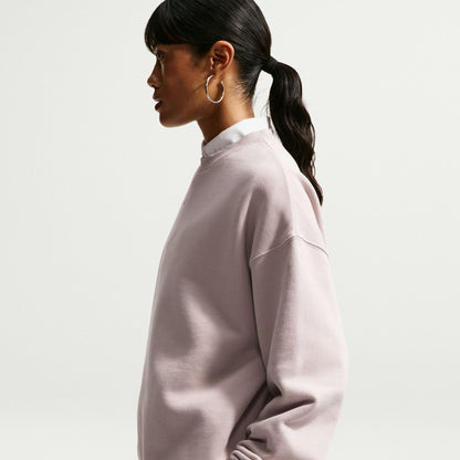 Nike Studio Fleece Kadın Kahverengi Sweatshirt