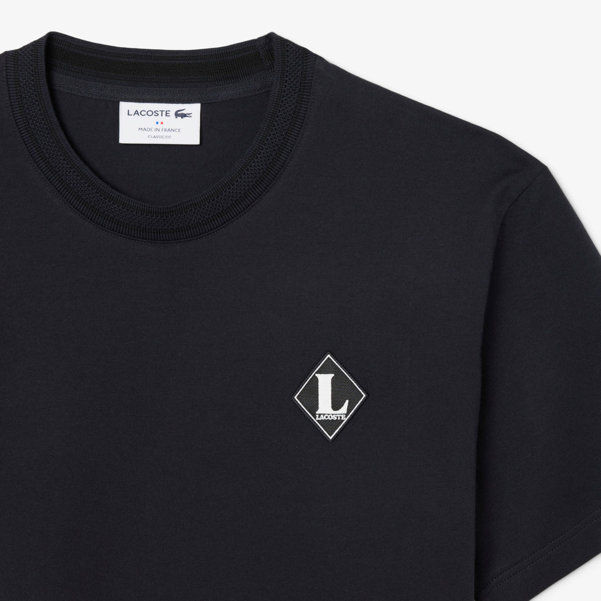Lacoste Classic Fit Erkek Gri T-shirt