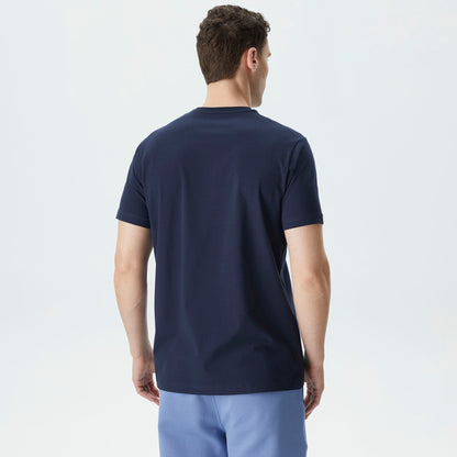 Nautica Erkek Lacivert Standart Fit T-shirt
