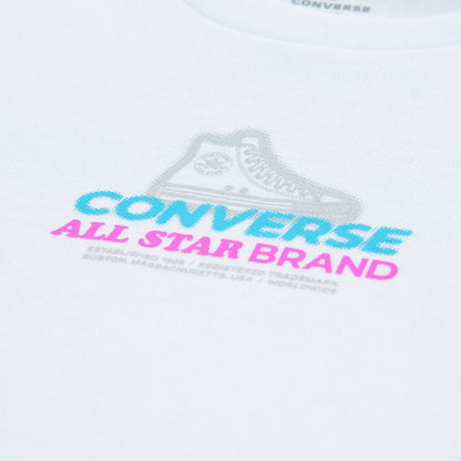Converse Globe Frontback Çocuk Beyaz/krem T-shirt Şort Takım
