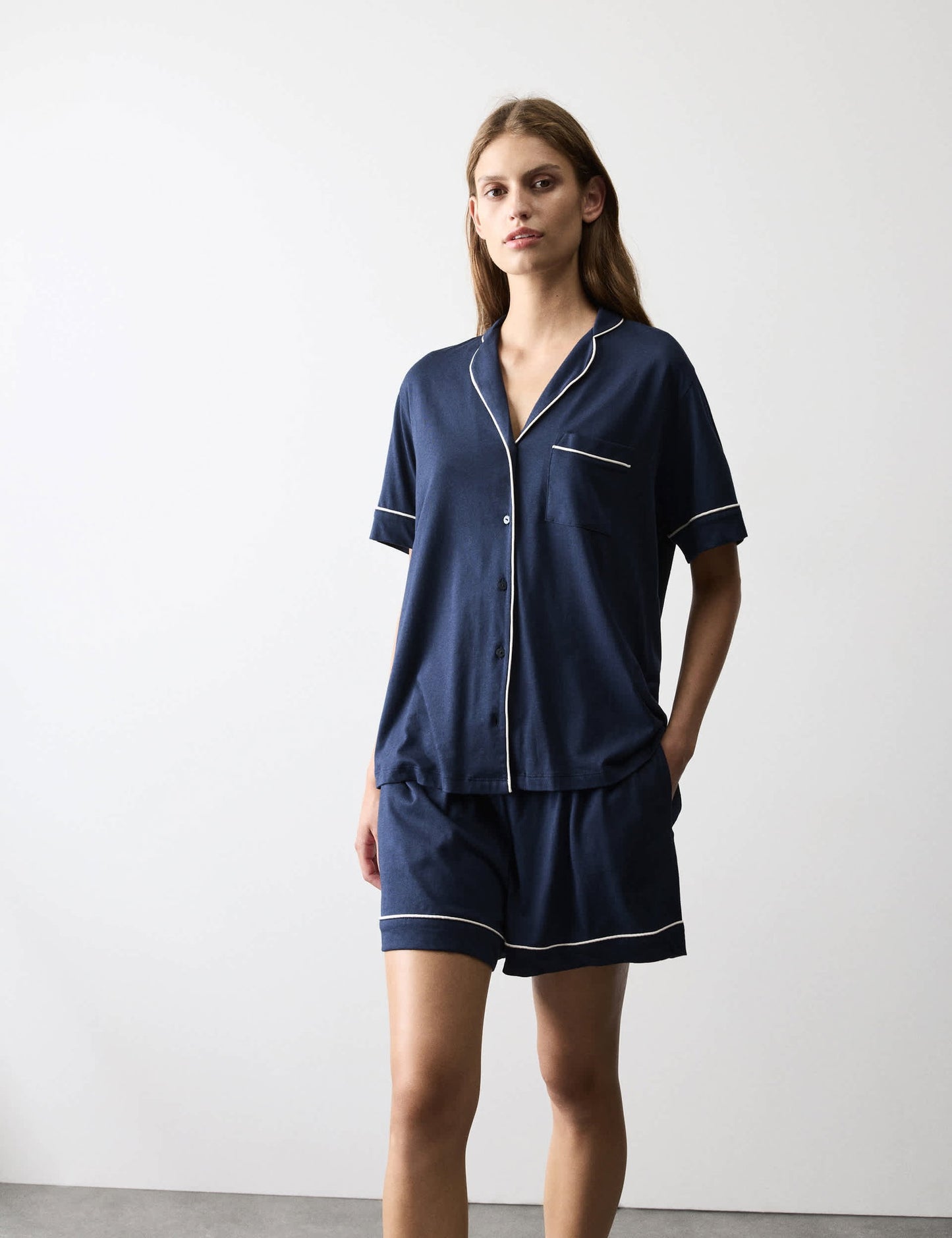 Cool Comfort™ Pamuklu Modal Şortlu Pijama Takımı
