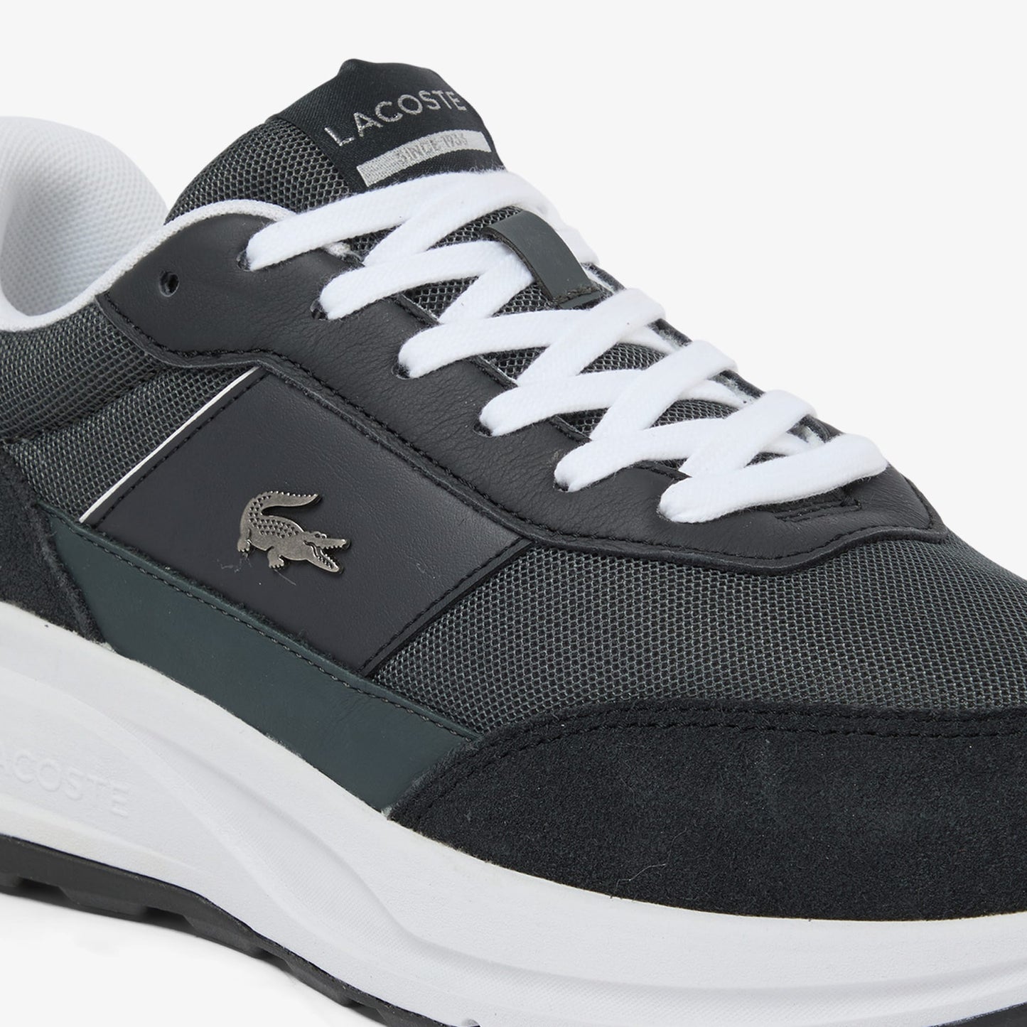 Lacoste Run Set Cgr Bar Erkek Koyu Gri Spor Ayakkabı