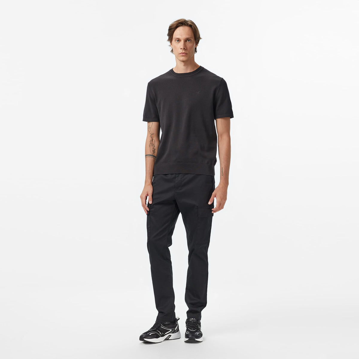 Calvin Klein Supima Erkek Siyah Triko