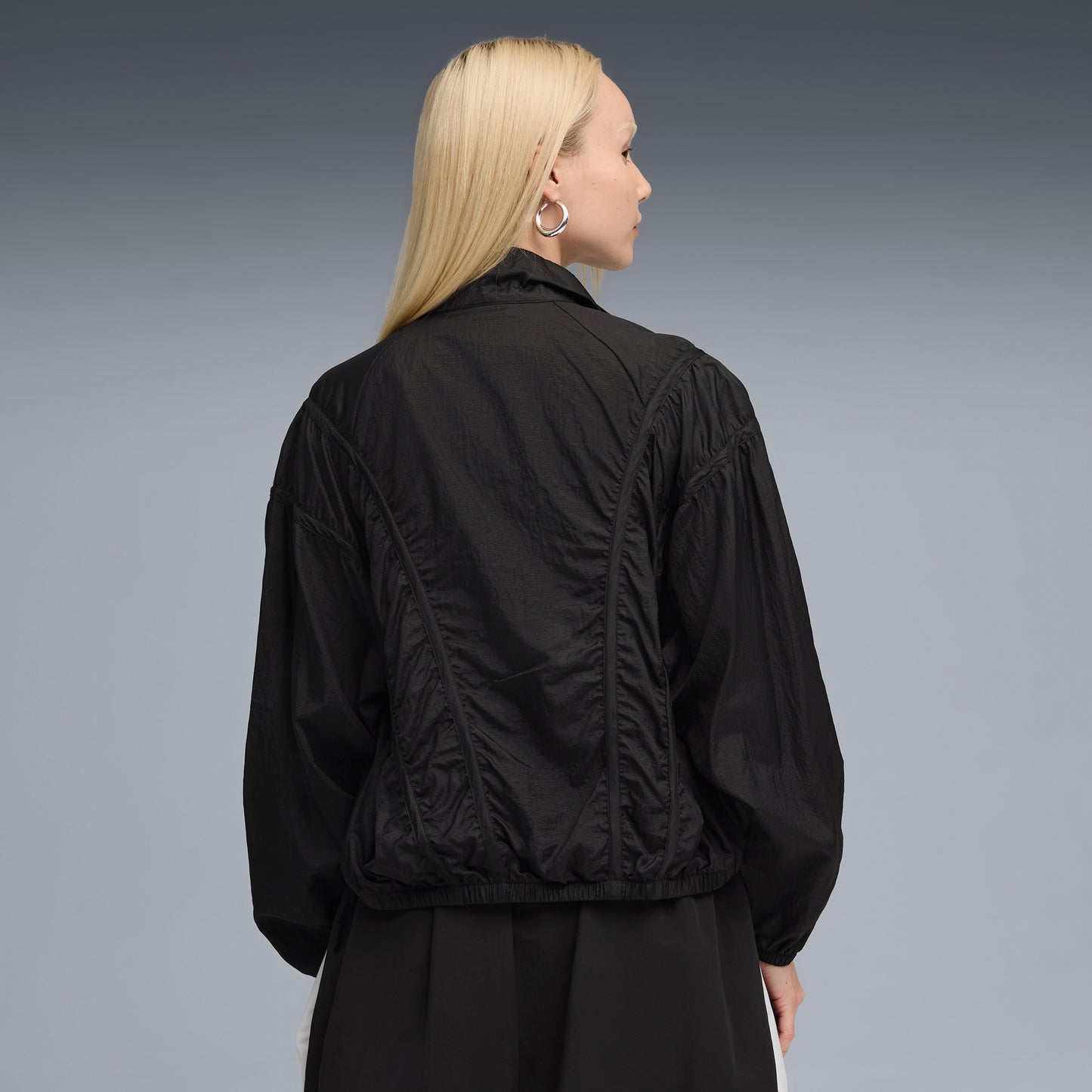 Puma Dare To Oversized Woven Kadın Siyah Ceket