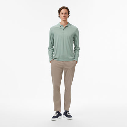 Nautica Erkek Yeşil Classic Fit Polo Yaka T-shirt