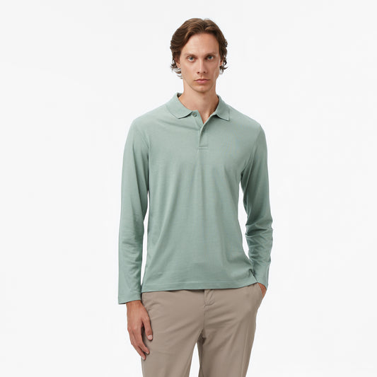 Nautica Erkek Yeşil Classic Fit Polo Yaka T-shirt