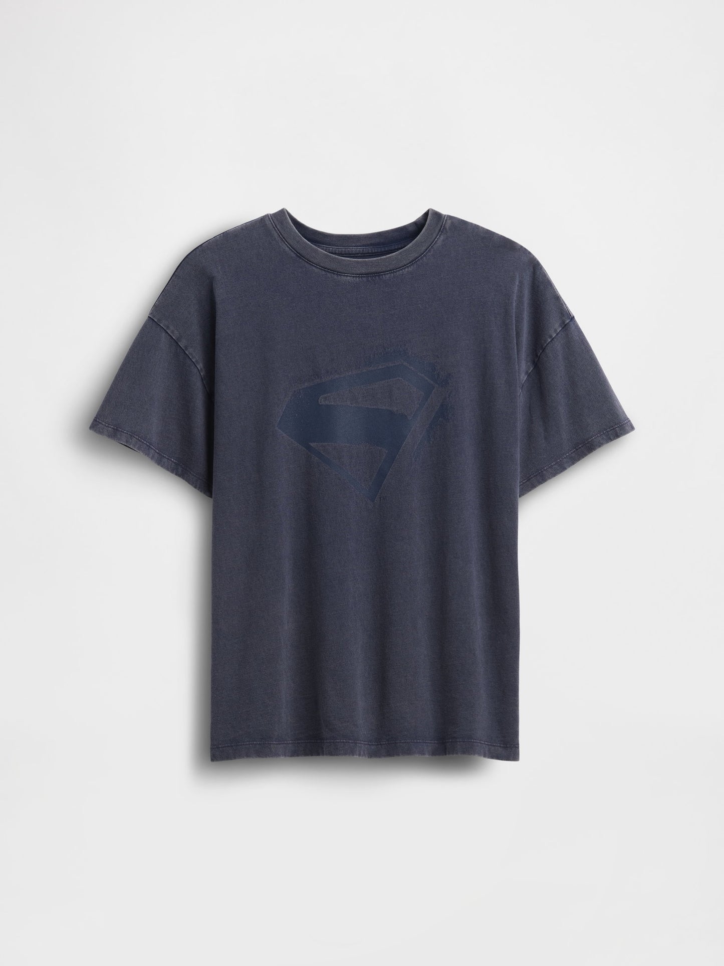 Lacivert Superman Oversized T-shirt