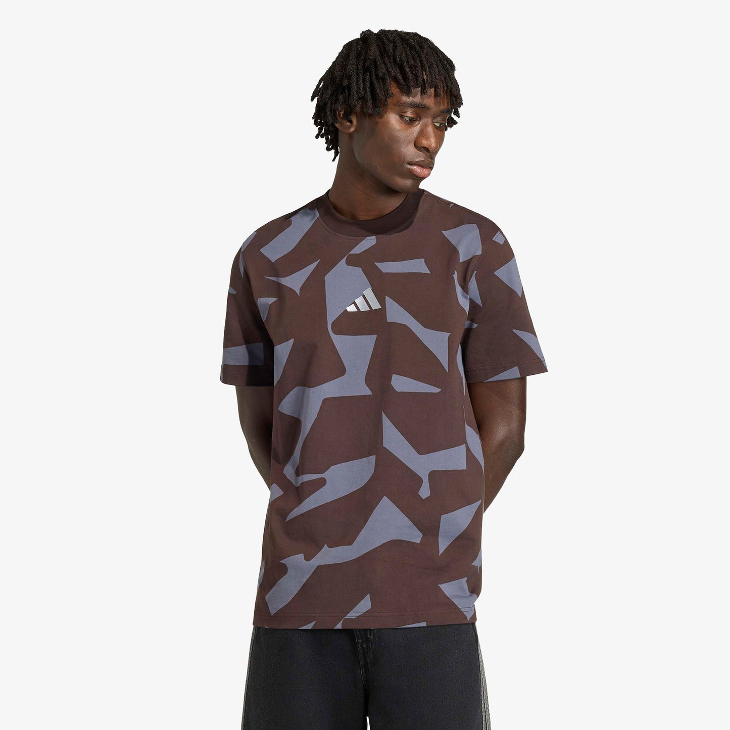 Adidas Amg C Ss T Erkek Kahverengi T-shirt
