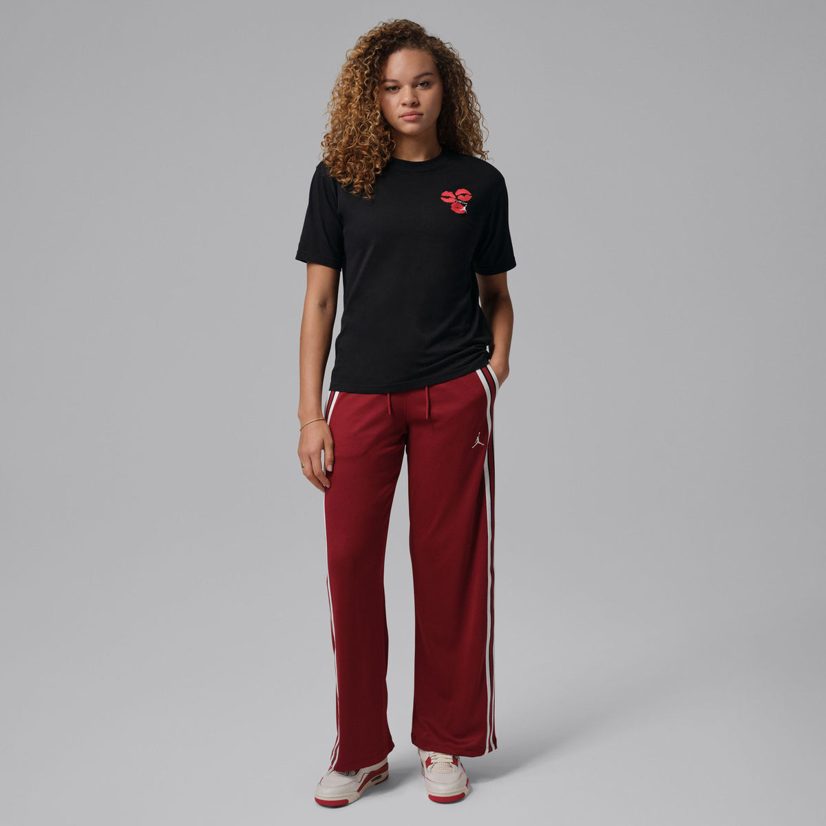 Jordan Flight Kadın Siyah T-shirt