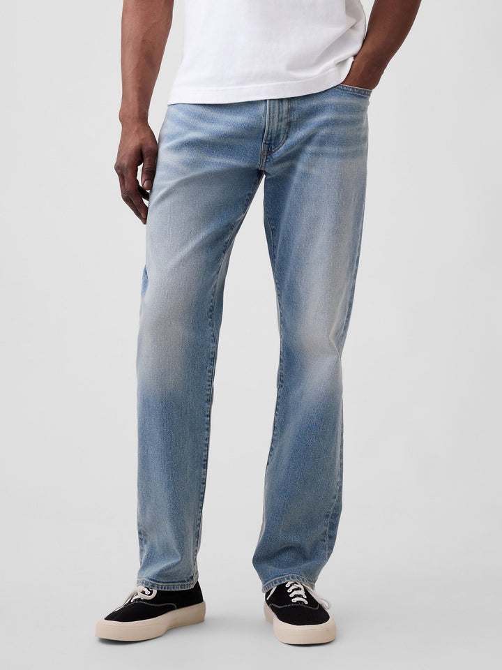 Açık Mavi Gapflex Straight Jean Pantolon