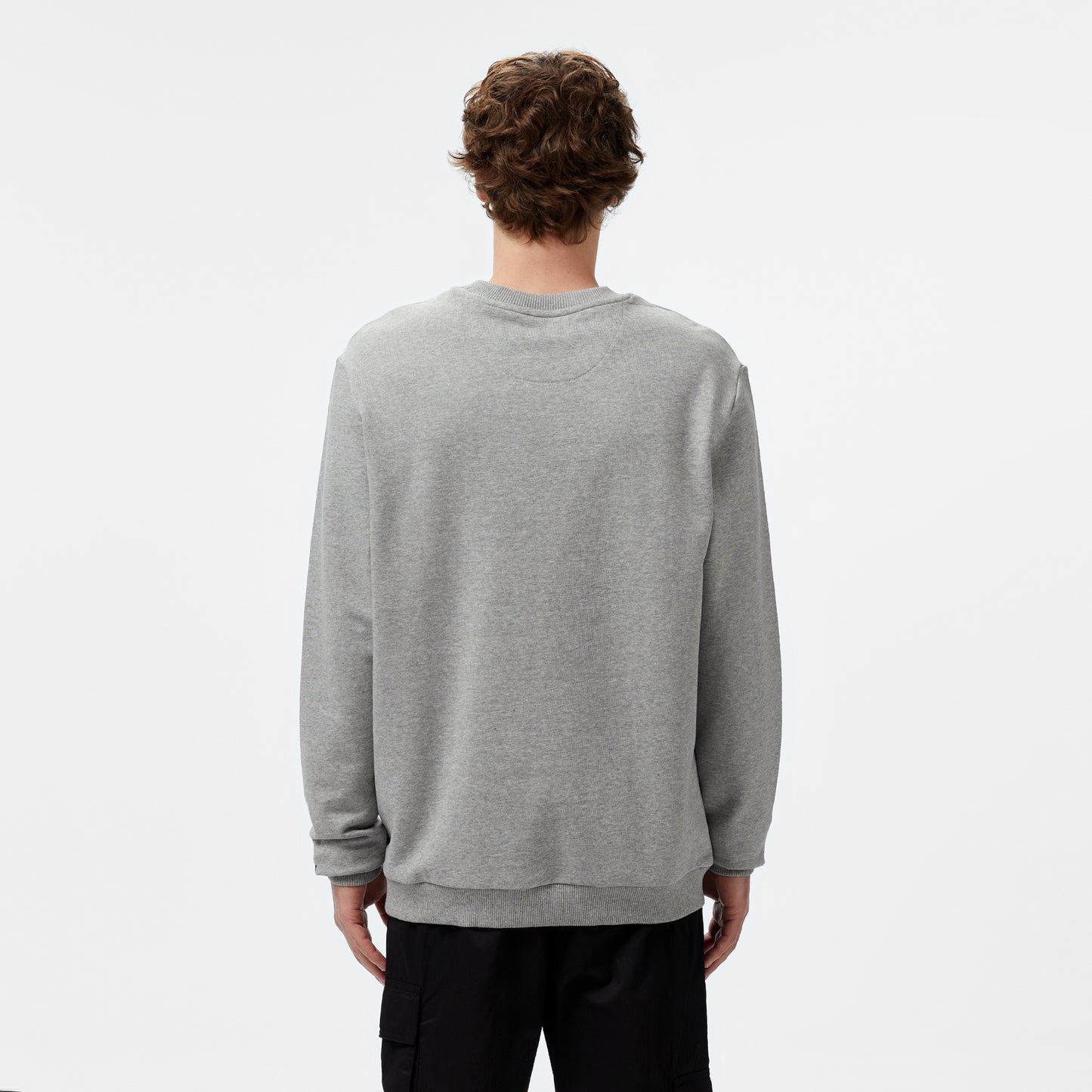 New Balance Bujin Boxing Erkek Gri Sweatshirt