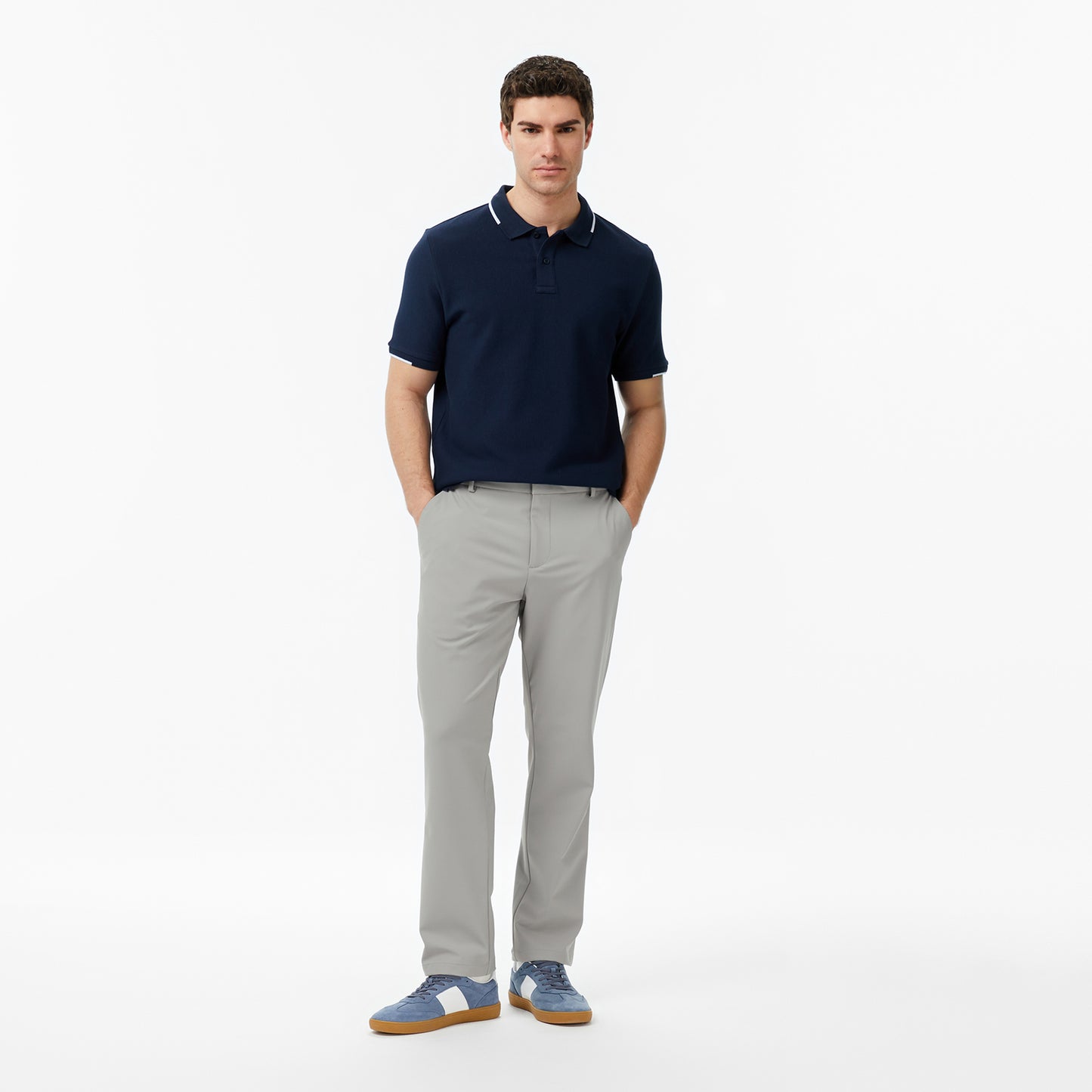 Nautica Erkek Lacivert Regular Fit Polo Yaka T-shirt