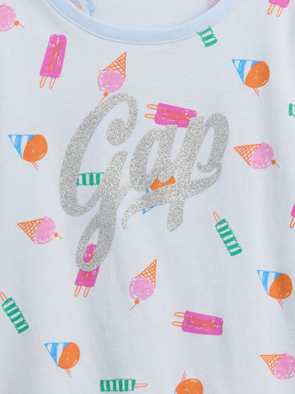 Açık Mavi Logo T-shirt
