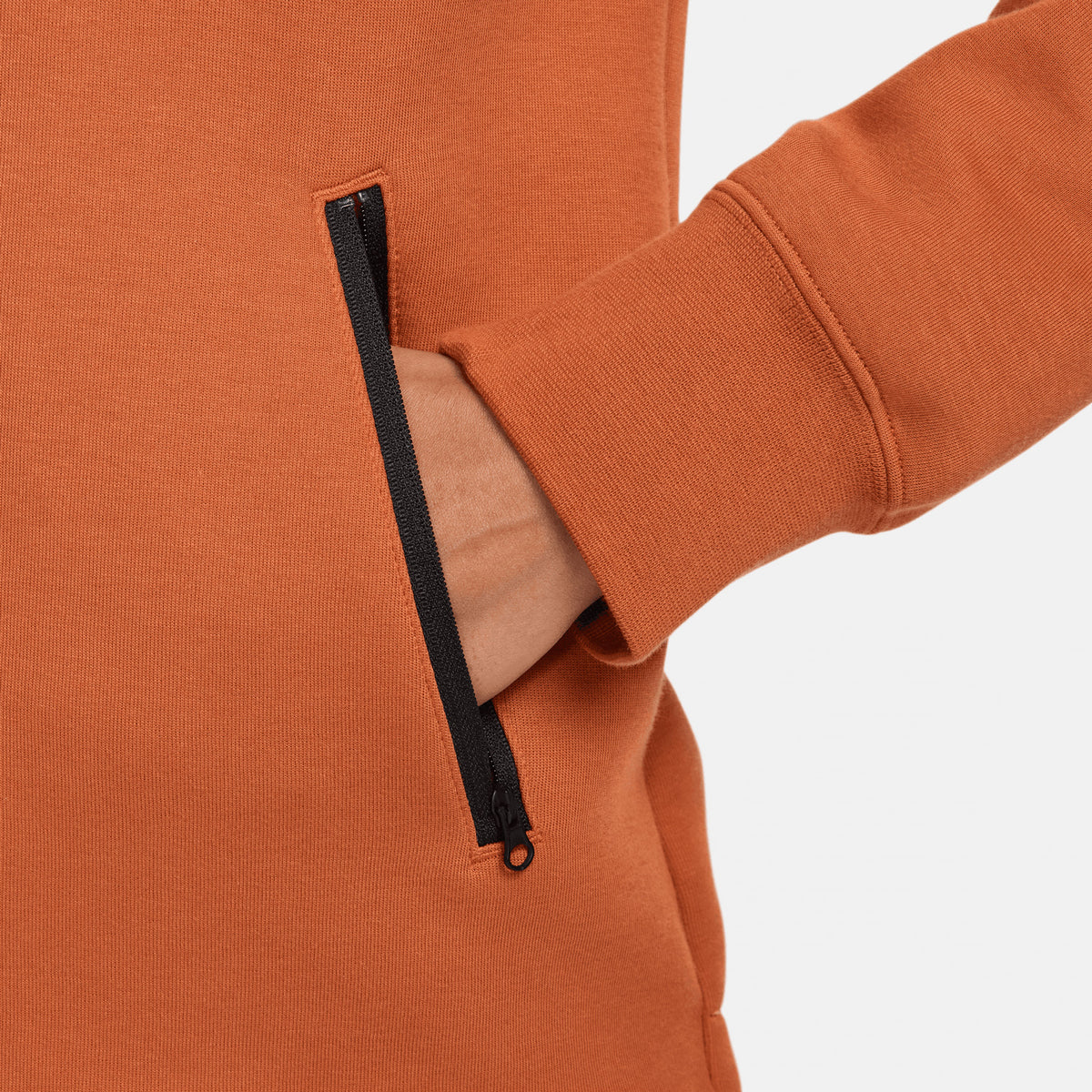 Nike Sportswear Tech Fleece Windrunner Kadın Turuncu Eşofman Üstü