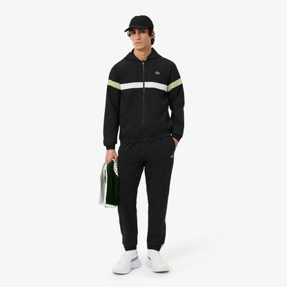 Lacoste Erkek Regular Fit Renk Bloklu Siyah Eşofman Takımı