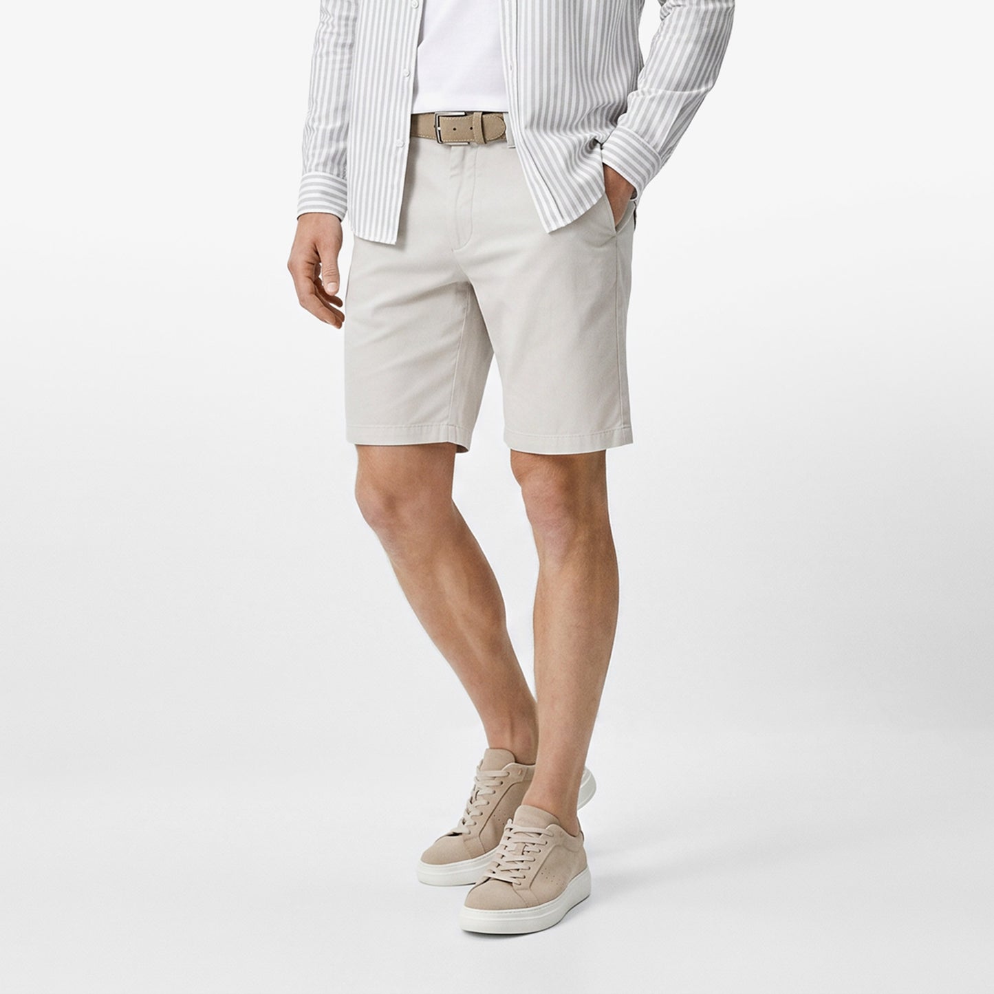 Nautica Erkek Gri Regular Fit Şort