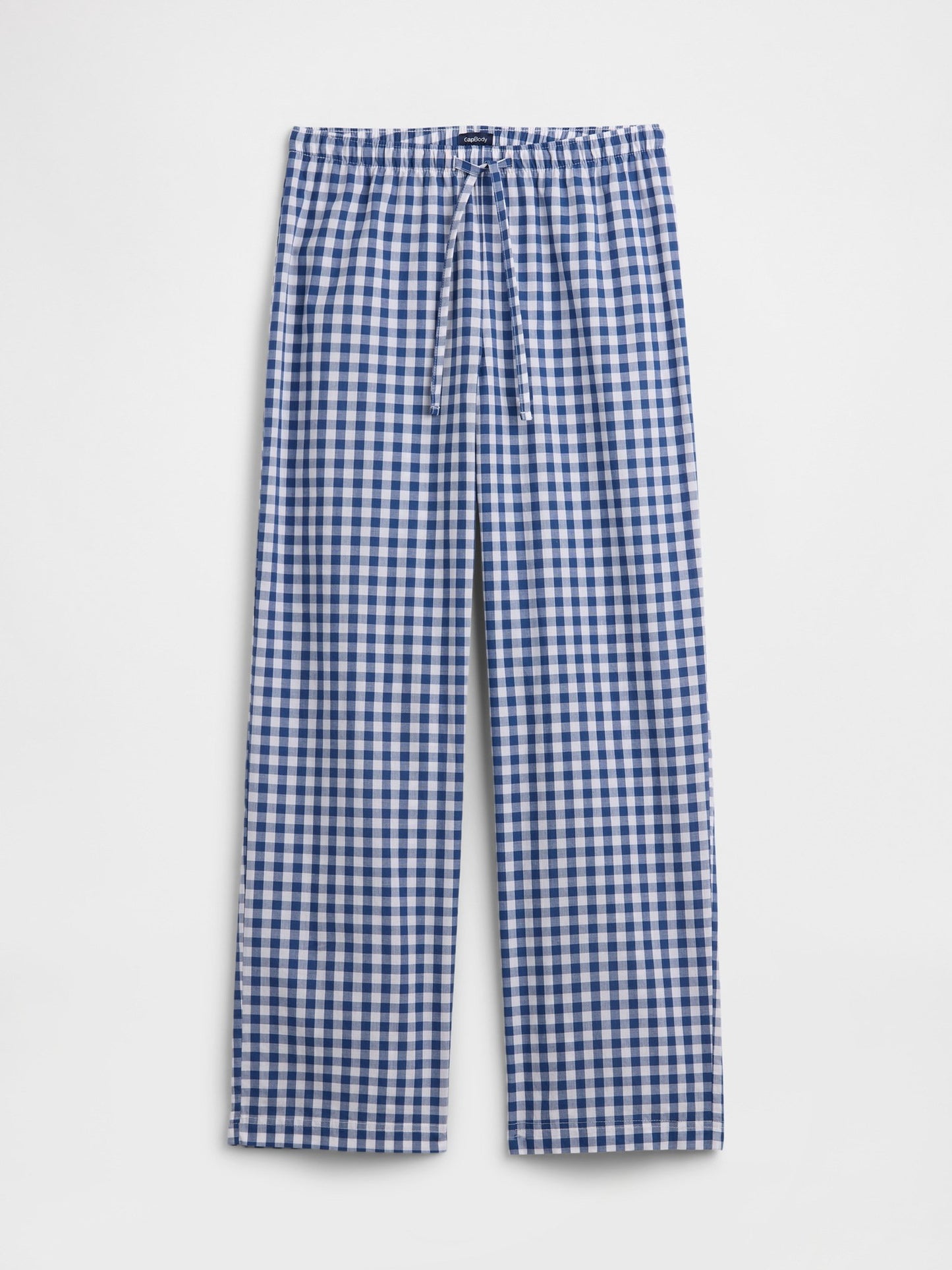 Mavi Poplin Pijama Altı