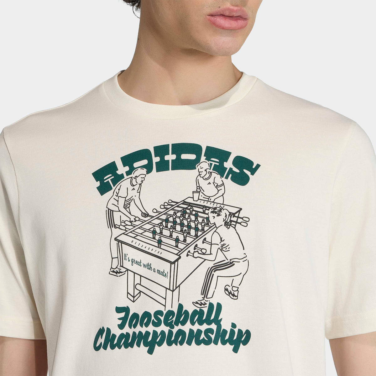 Adidas Nov Foos T Erkek Beyaz T-shirt
