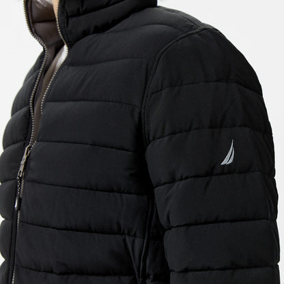 Nautica Erkek Siyah & Gri Çift Taraflı Mont