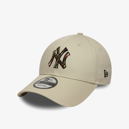 New Era Outline Camo 9forty Neyyan Unisex Bej Şapka