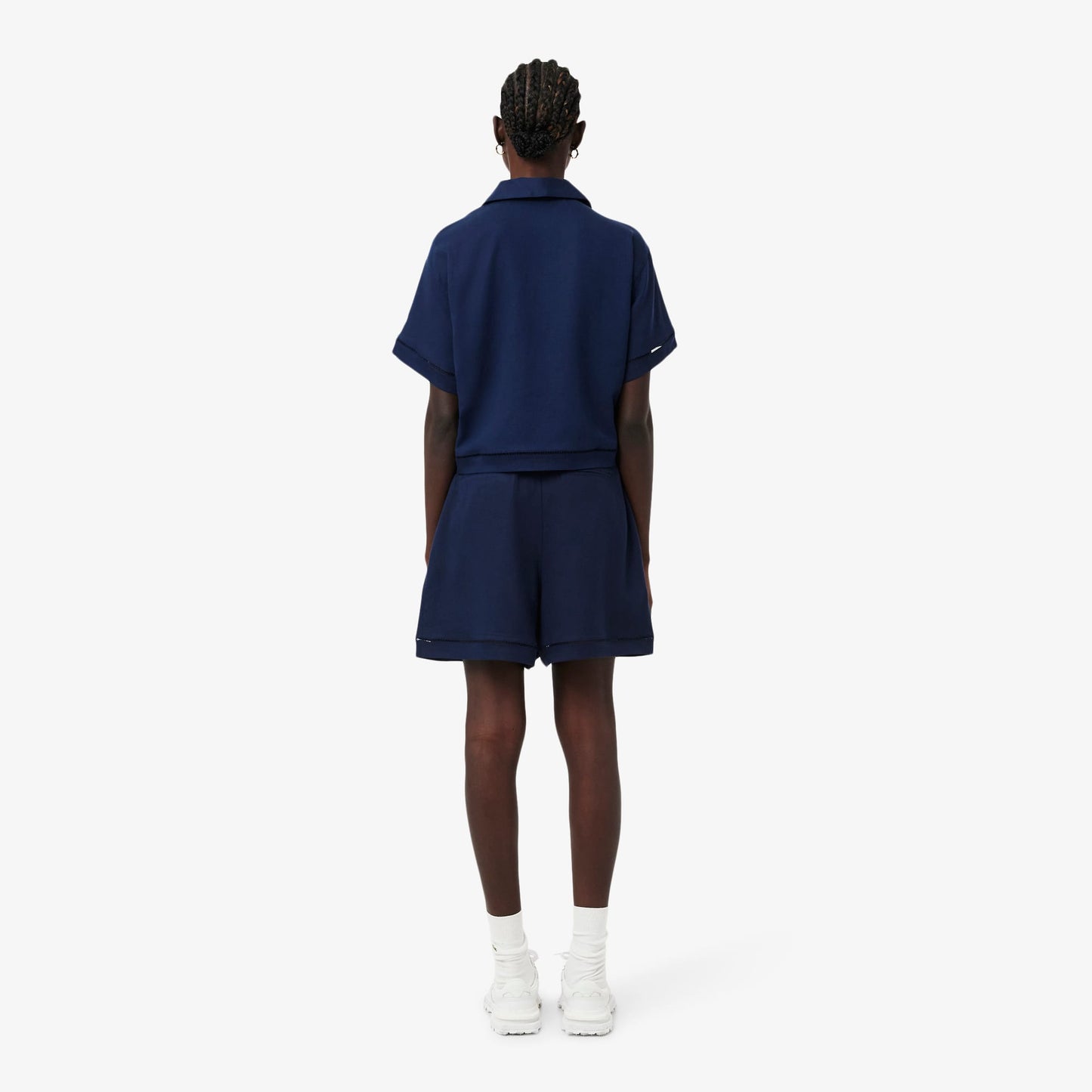 Lacoste Oversize Fit Kadın Lacivert Şort