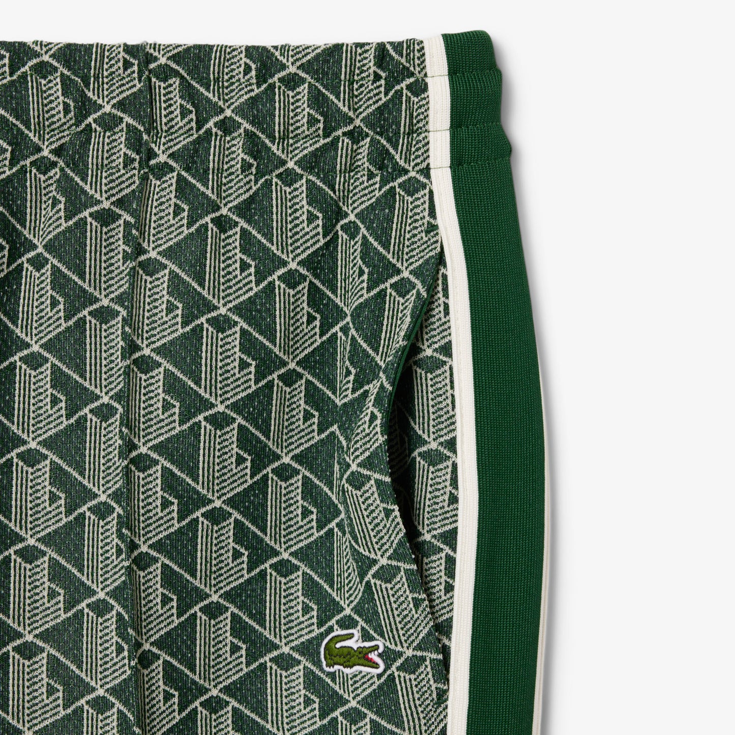 Lacoste Paris Erkek Regular Fit Monogram Yeşil Eşofman Altı