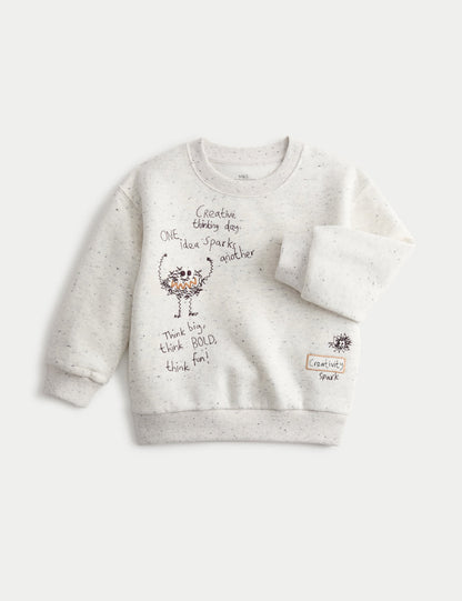 Desenli Çocuk Sweatshirt