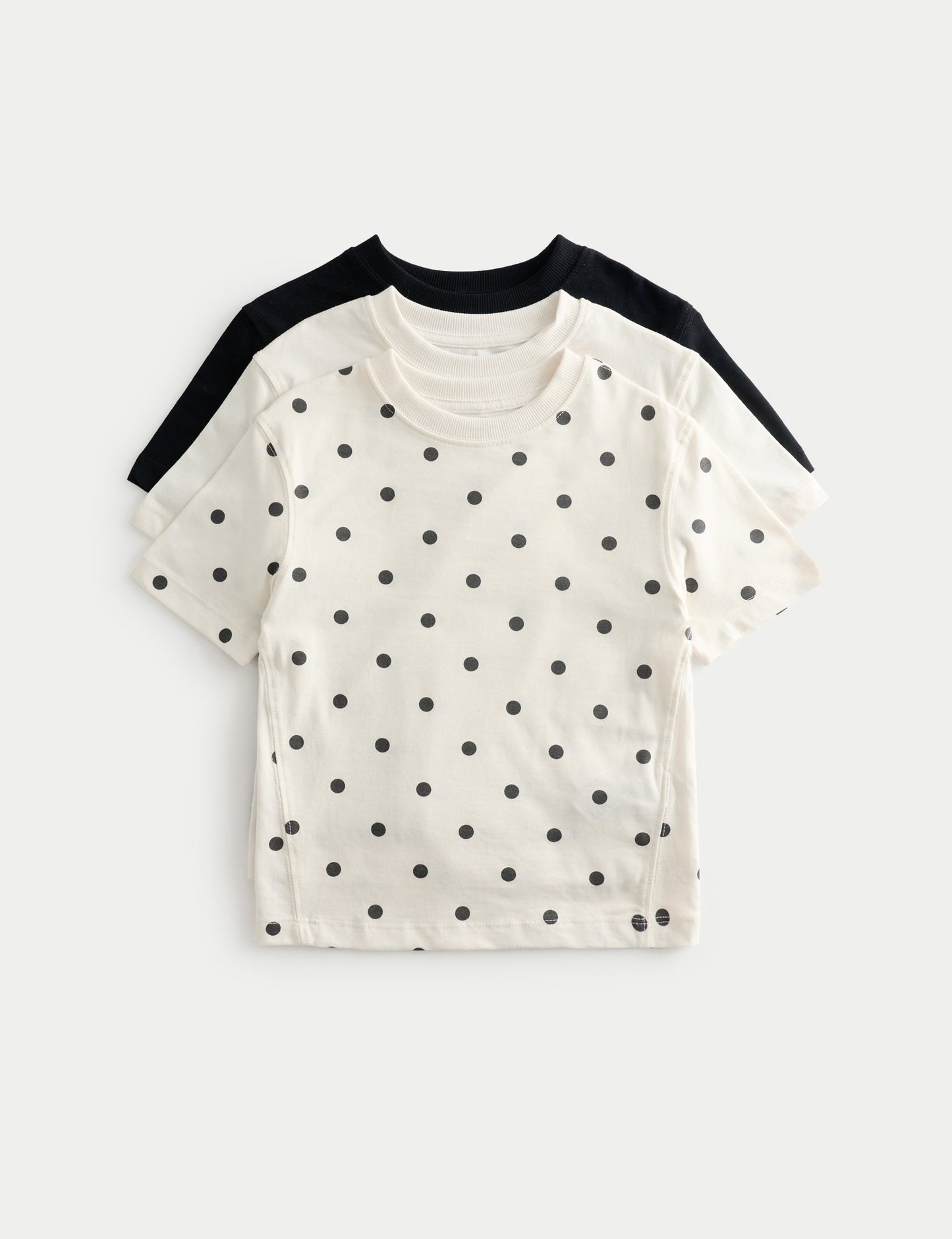 3'lü Pamuklu T-shirt