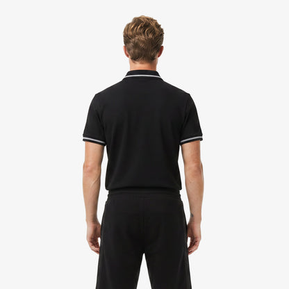 Lacoste Erkek Regular Fit Polo Yaka Siyah Polo